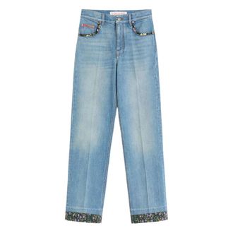 Valentino Dames, Jeans, Blauw, Maat: W27 Denim