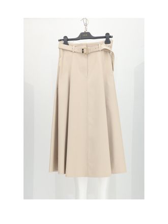 Dior Womens Skirt Beige Cotton