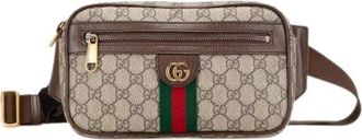 Gucci Pre-owned Belt Bags, female, Beige, Size: ONE SIZE Pre-owned Ophidia GG Supreme PVC Belt Bag