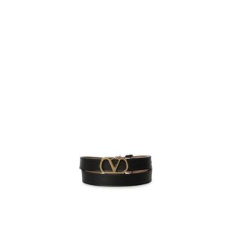 Valentino Garavani Dames, Accessoires, Zwart, Maat: 80 CM Leer