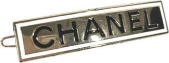Chanel Pre-owned Fabric hair-accessories - Dames - Vintage Accessoires - Geel - ONE Size - Vintage