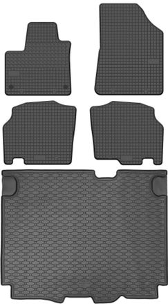 OEM Mercedes Citan W420 Van A Partir De 2021 Set - Alfombrillas De Goma + Alfombrilla Maletero