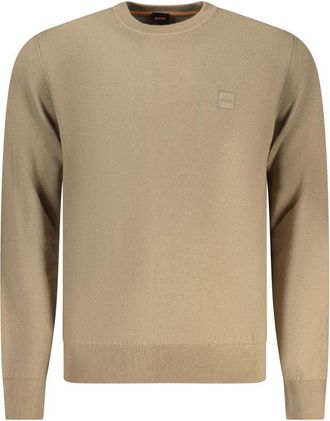 HUGO BOSS Marrone Cotton Men Mens Sweater