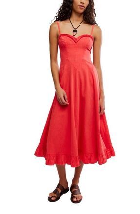 Free People Another Season Midi Dress in Sour Sweet at Nordstrom, Size X-Large