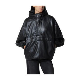 R&oacute;he Jassen, Dames, Zwart, S, Oversized Anorak