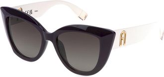 Furla SFU711 09NU Womens Sunglasses Purple Size 53