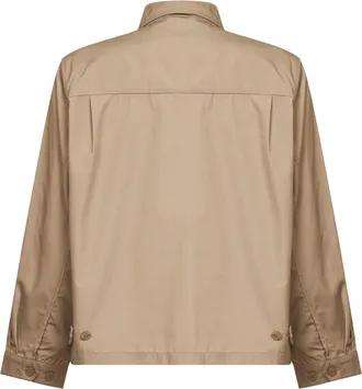 Carhartt Work in Progress Mens Postal Jacket Iroko Beige Cotton Bomber
