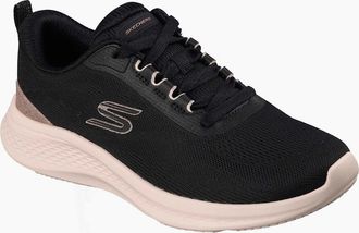 Skechers Womens Skechers Skech-Lite Pro 2.0 Polyester Womens Black/Rose Gold Trainers - Size: 8