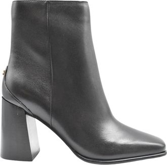 Guess York Laarsjes met Hak - Dames - Laarzen met Hak - Zwart - 40 EU - Leer - Schoenen