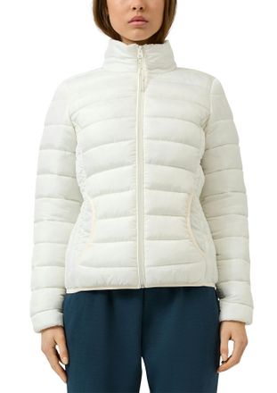 QS by s.Oliver Steppjacke QS, Damen, Gr. XXL (44), wei&szlig;, Steppware, Obermaterial: 100% Polyester. Futter: 100% Polyester, unifarben, normal h&uuml;ftbedeckend, Rundhals, 