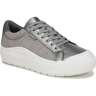 Dr. Scholls Time Off Platform Sneaker in Pewter at Nordstrom Rack, Size 6.5