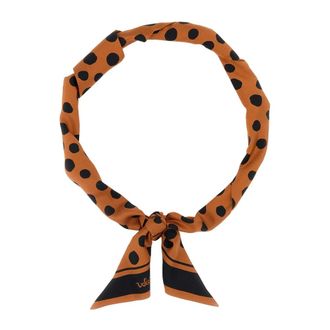 Valentino Garavani Silky Scarves, female, Multicolor, Size: ONE SIZE Printed Silk Foulard