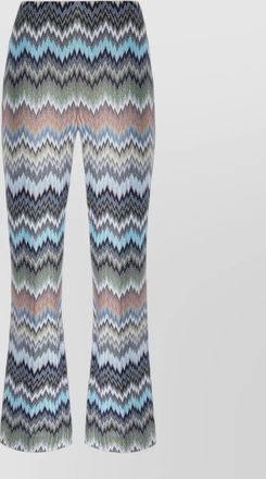 Missoni chevron flared trousers