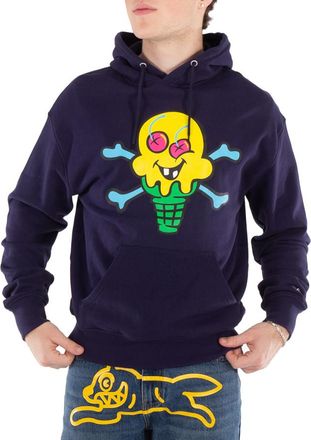 Icecream Cones and Bones Popover Hoodie, Size Medium