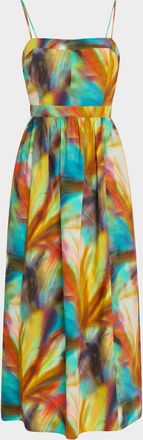 Marie Oliver Selene Cotton Midi Dress