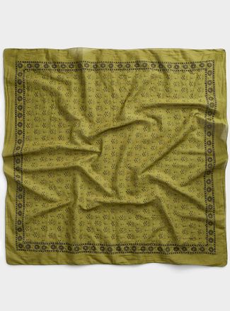 SOEUR Womens Flowers and hearts sheer scarf