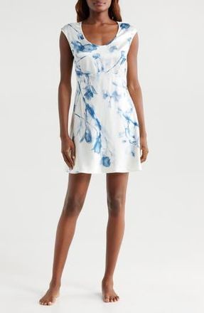 Lunya x Grace Dines Washable Silk Nightgown in Whispered Bloom Large at Nordstrom Rack, Size Medium