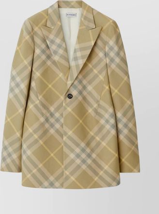 Burberry wool single-breasted blazer jacket
