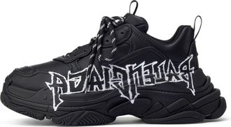 Balenciaga (WMNS) Balenciaga Triple S Diy Metal Black White 524039W2FAY1090
