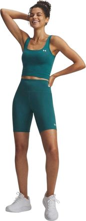 Under Armour Dames/Dames Motion Performance High Waist Shorts (Groen)