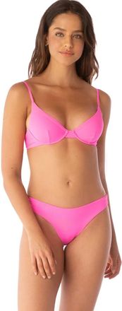 Maaji Maaji Sublimity Bikini Bottom Womens Radiant Pink Stretch Swimwear GBO2450