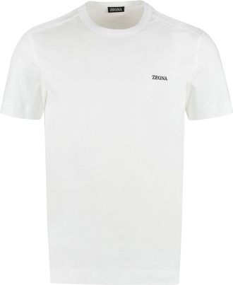 Ermenegildo Zegna Logo Cotton T-shirt