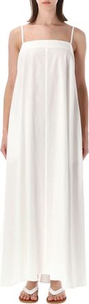 STUDIO NICHOLSON Gathered Long Spaghetti Straps Dress