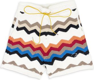 Rhude MULTICOLOR CYRIL KNIT SHORTS