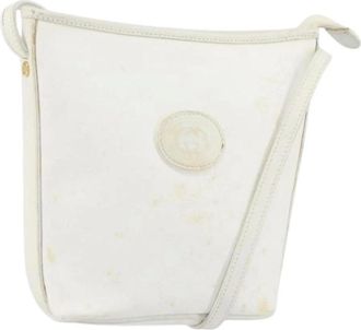 Gucci Pre-owned Cross Body Bags, female, White, Size: ONE SIZE Pre-owned Vintage Cross Body Bag