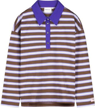 Fab By Fabienne Chapot Paula Sweater - Dames - Polos - Bruin - M - Katoen - Tops