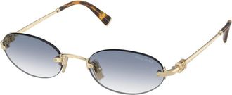 Miu Miu Dames, Accessoires, Geel, Maat: 51 MM