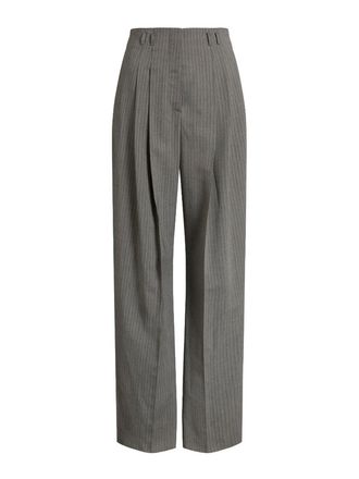 Alberta Ferretti Wool Blend Tailoring Trousers