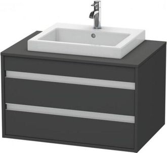 Duravit Duravit - Ketho Mueble Bajo Encimera 6754, 2 Cajones, 800mm, Para