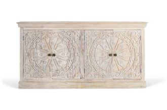 Giner&Colomer Aparador con cuatro puertas fabricado a mano en madera de mango