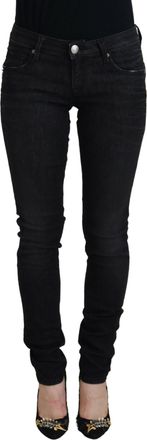 Acht Womens Skinny Jeans - Black Cotton - Size 27 (Waist)