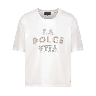 Monari Dames, Tops, Wit, Maat: XL Katoen
