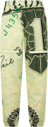 Moschino Broeken, Heren, Veelkleurig, S, Trainingsbroeken met grafische print
