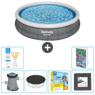 Bestway Piscina Bestway Fast Set Redonda - 366x76 Cm - 7-piezas S259