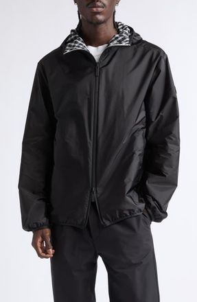 Moncler Vandelli Hooded Reversible Jacket in Black at Nordstrom, Size 2
