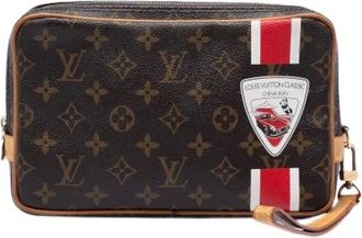 Louis Vuitton Pre-owned Clutches, female, Brown, Size: ONE SIZE Pre-owned Pavel Clutch