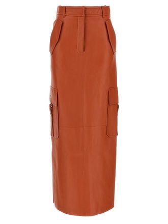 Zimmermann Womens Illustration Midi Skirt