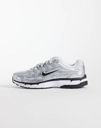 Nike P-6000 - Sneakers argento e nere-Nero