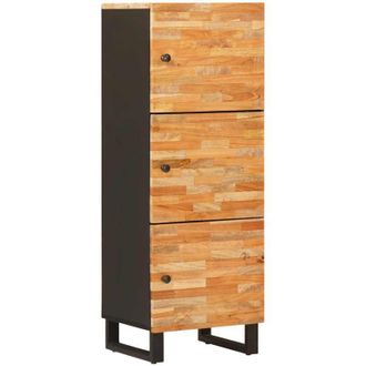 vidaXL vidaXL Alto Mobile da Stoccaggio con porta Marrone 40 x 33 x 110 cm