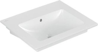 Villeroy & Boch V&b Waschtisch Venticello Mit &Uuml;berlauf 600x500mm Stone White C+