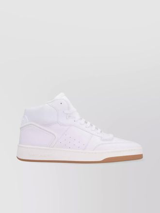 Saint Laurent leather mid-top sneakers