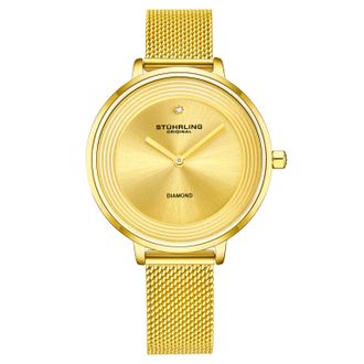 Stührling Womens Symphony 3946 Quartz 37mm Classic - Gold - One Size