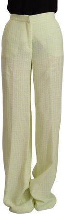 Msgm High-Waist Straight-Leg Chic Womens Trousers