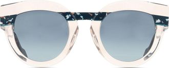 Face &agrave; Face Blank 1 0032 Womens Sunglasses Orange Size 50