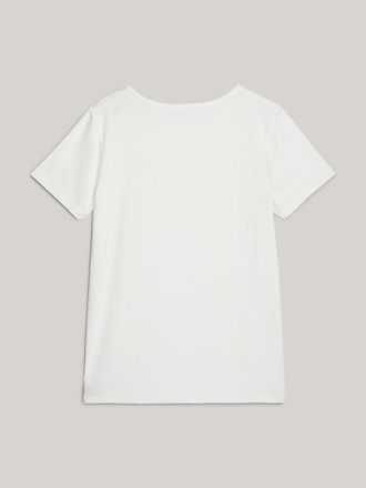 Tommy Hilfiger Womens 1985 Logo T-Shirt - White - XL