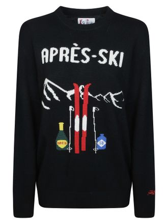 MC2 Saint Barth Maglia Manica Lunga Crewneck Heron C Graphic Sweater